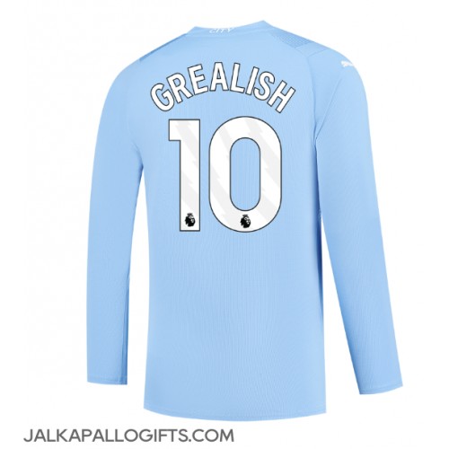 Manchester City Jack Grealish #10 Kotipaita 2023-24 Pitkähihainen